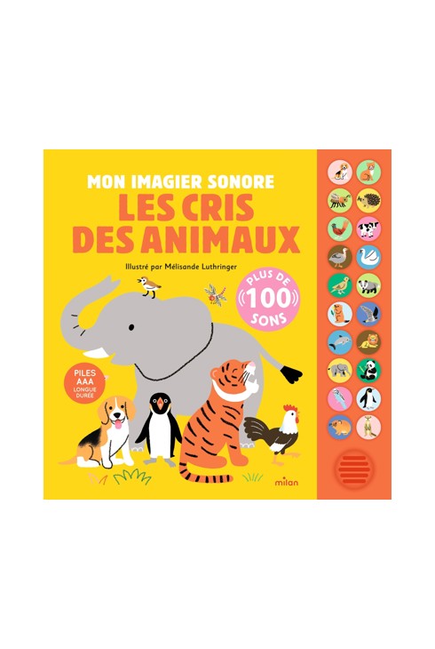 Livre Mon imagier sonore Les cris des animaux 1