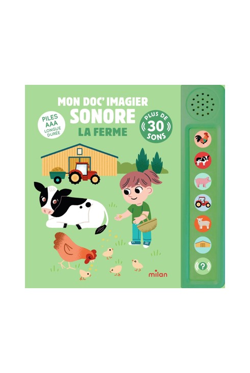 Livre Mon doc imagier sonore, la ferme 1