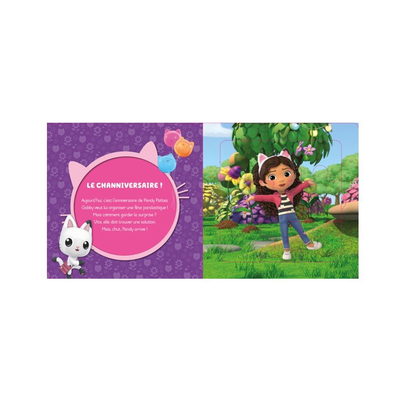 Livre puzzle Gabby et la maison magique, mon petit livre puzzle 5 puzzles 9 pièces