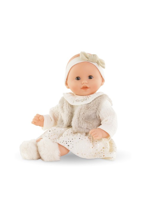 Bébé Câlin Margaux forêt enchantée, poupon de Noël 30 cm 1