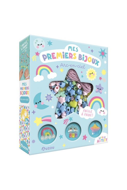 Coffret Mes premiers bijoux arc-en-ciel, facile à faire 1