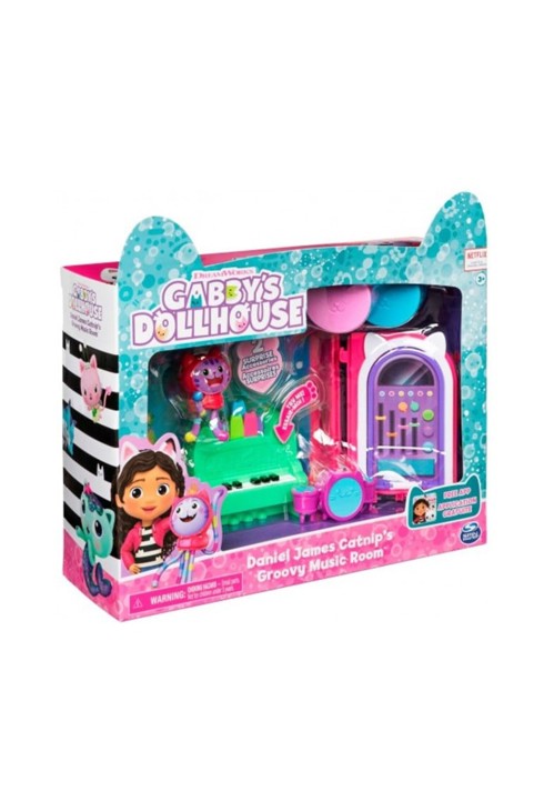 Playset Deluxe le salon de musique de DJ Miaou Gabby et la Maison Magique