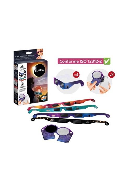 Coffret 4 paires de lunettes famille Eclipse, Buki 1