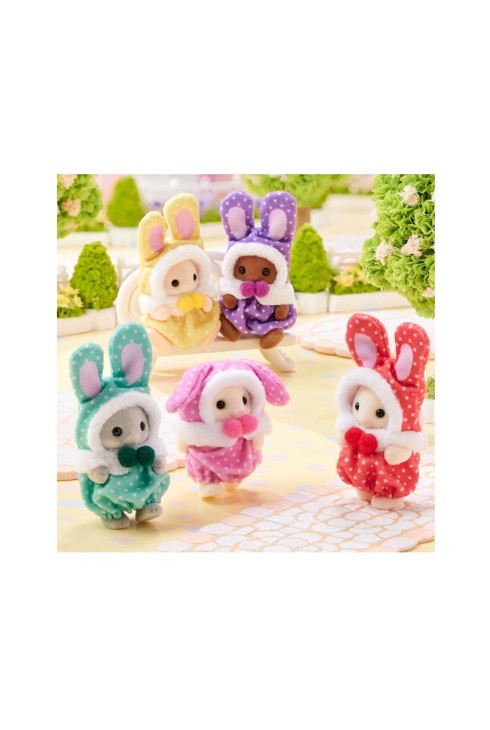 5924 Sachet Les bébés en costume de lapins colorés, Sylvanian 2