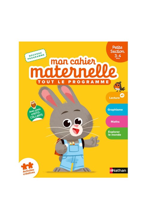 Livre Petite section Mon cahier maternelle 1