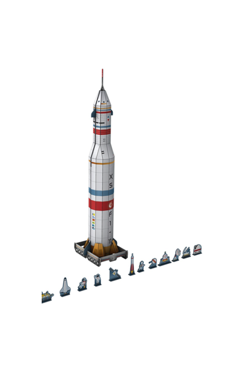 Coffret La fusée spatiale 3D, Sassi 2