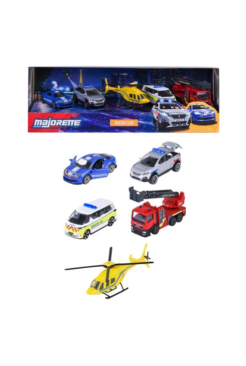 Coffret 5 véhicules Majorette premiers secours SOS Giftpack 2