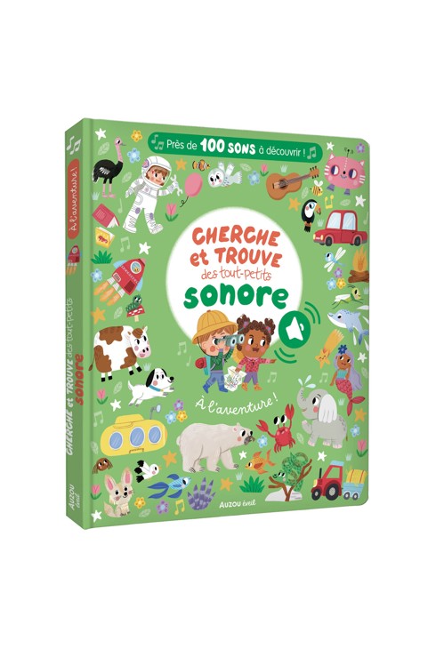 Livre Cherche et trouve des tout petits sonore, à l'aventure ! 1