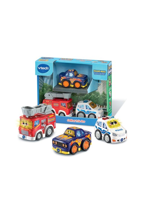 Vtech Coffret Trio voitures série Pro 1