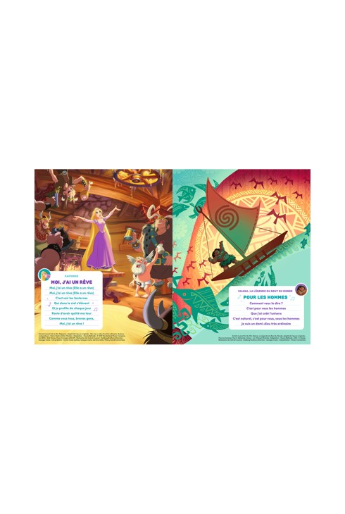Disney, livre sonore, mon karaoké, entraine-toi à chanter les 20 plus belles chansons 2