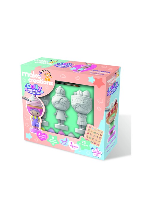 Figurines à peindre Dolly Cake, Mako 1