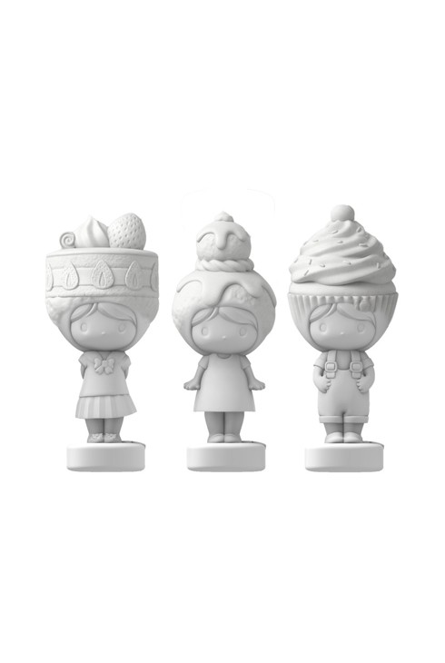 Figurines à peindre Dolly Cake, Mako 2