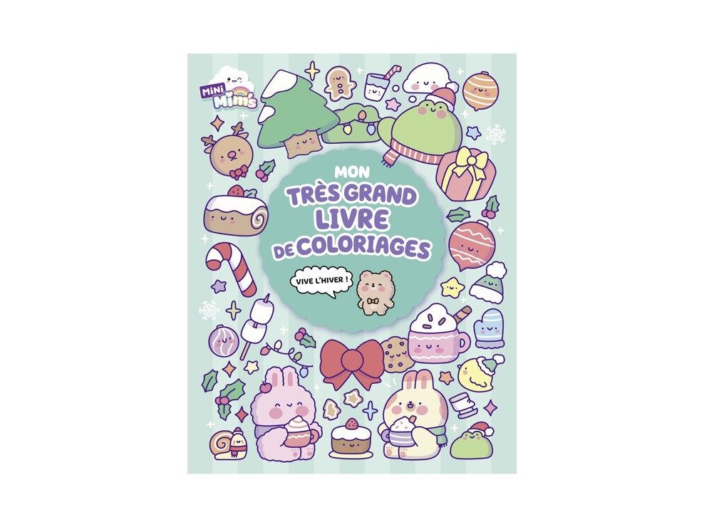 Livre Mon très grand livre de coloriage trop mim's, vive l'hiver 1