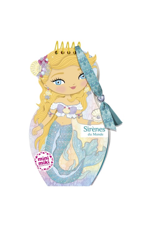 Minimiki Carnet créatif Sirènes du monde 1