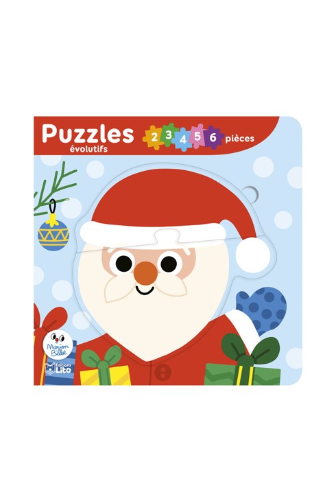 Livre Puzzles évolutif, Joyeux Noël