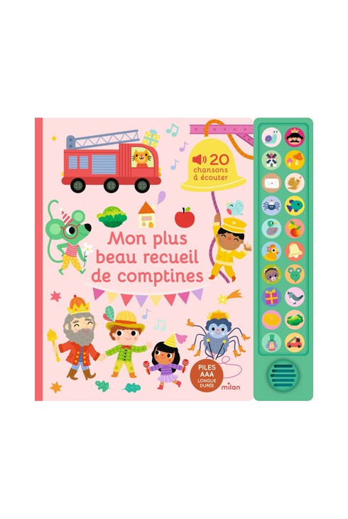 Livre sonore Mon plus beau recueil de comptines 1