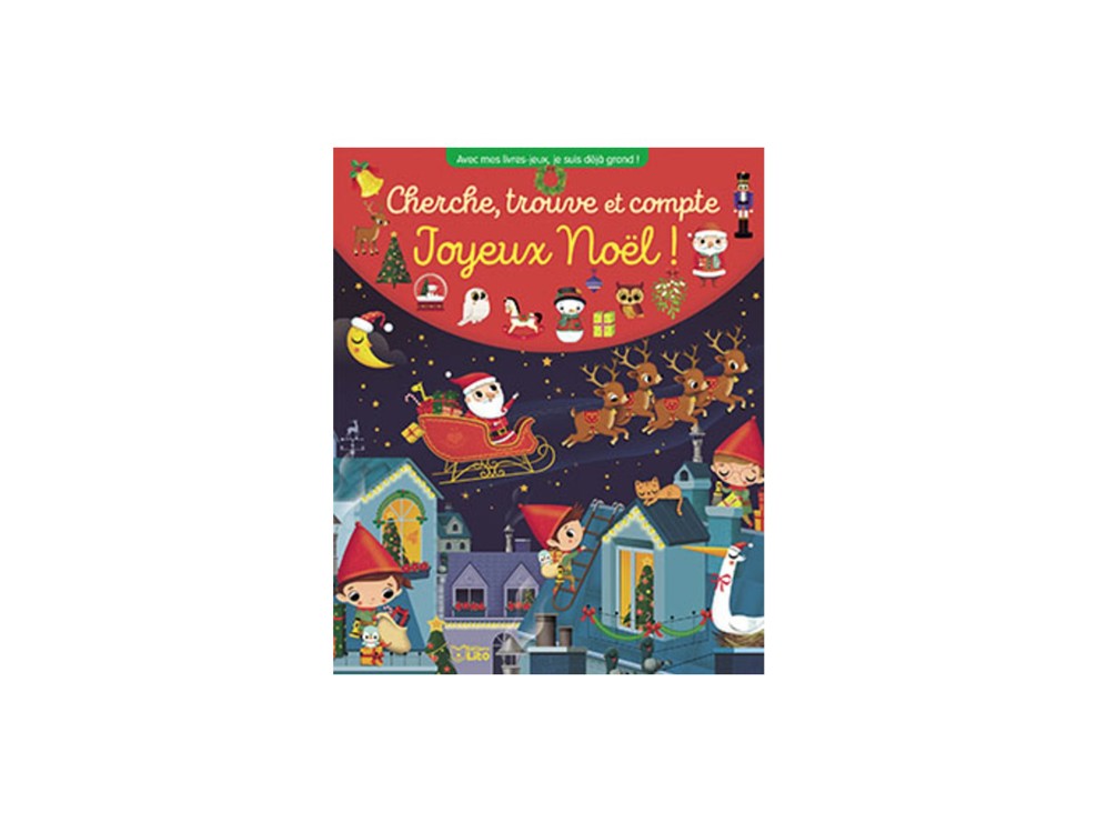 Livre Cherche, trouve et compte Joyeux Noël 1