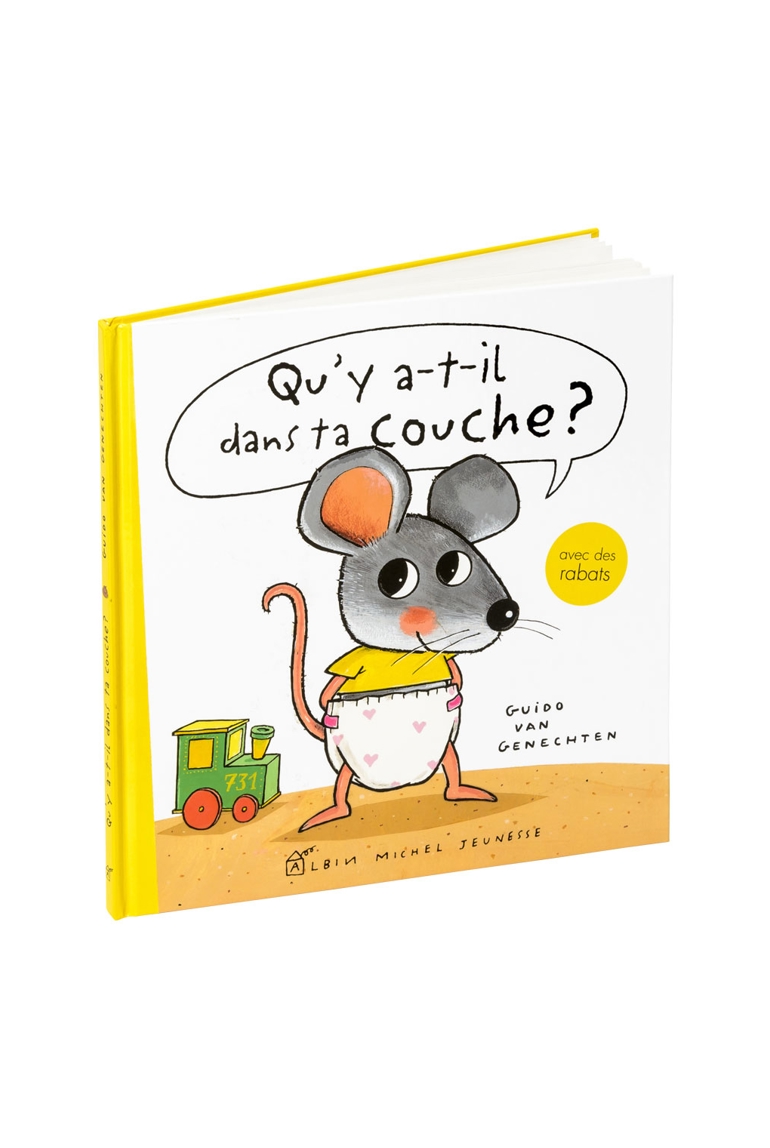 Livre Qu'y a-t-il dans ta couche ? - Albin Michel jeunesse 1