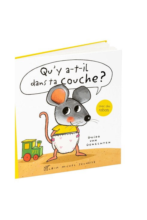 Livre Qu'y a-t-il dans ta couche ? - Albin Michel jeunesse 1