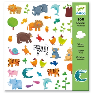 160 stickers Animaux Djeco 1