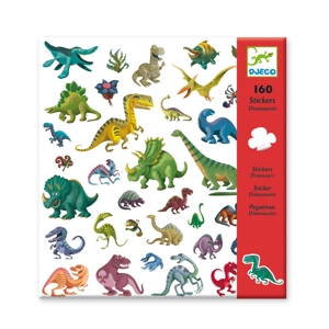 160 stickers dinosaures Djeco 1