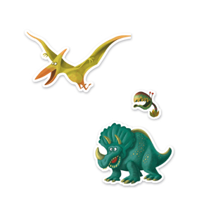 160 stickers dinosaures Djeco