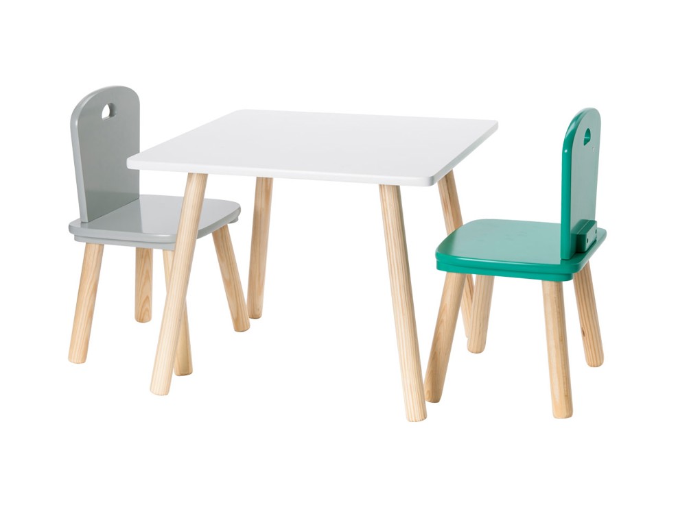 Chaise maternelle naturelle blanche Oxybul 2