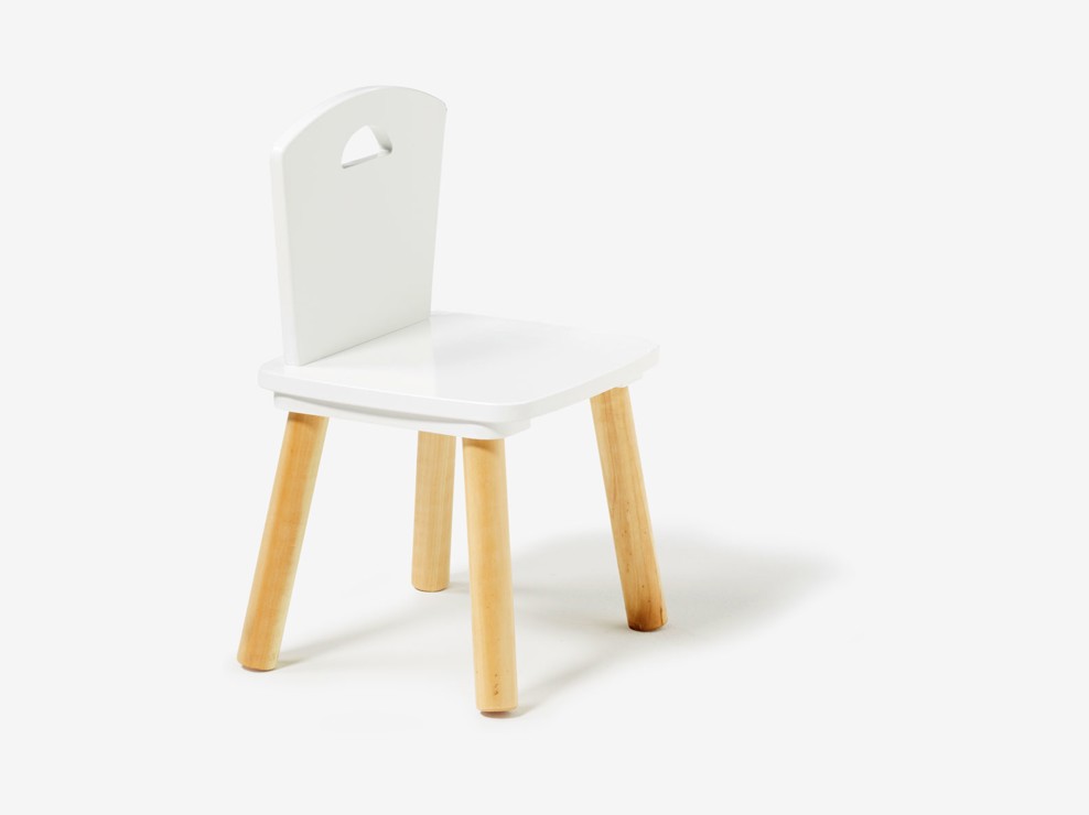 Chaise maternelle naturelle blanche Oxybul 1