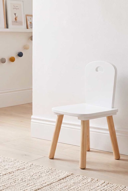 Chaise maternelle naturelle blanche Oxybul 2