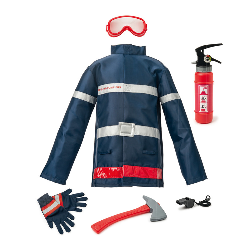 Déguisement Pompier avec accessoires 3-5 ans
