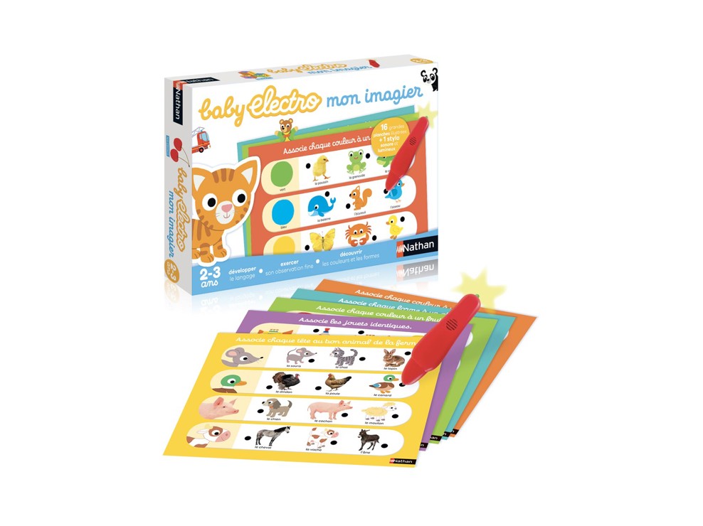Jeu interactif Electro baby mon imagier Nathan 1