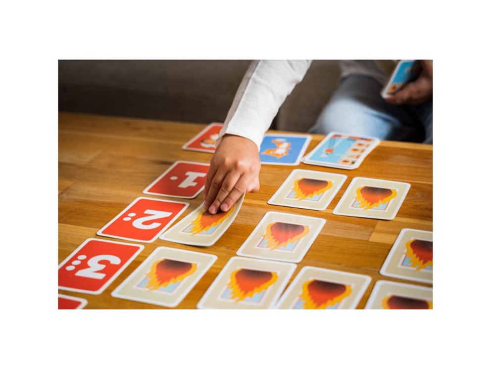 Jeu de cartes Au feu les pompiers Nathan 2
