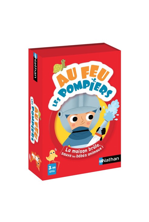 Jeu de cartes Au feu les pompiers Nathan 1