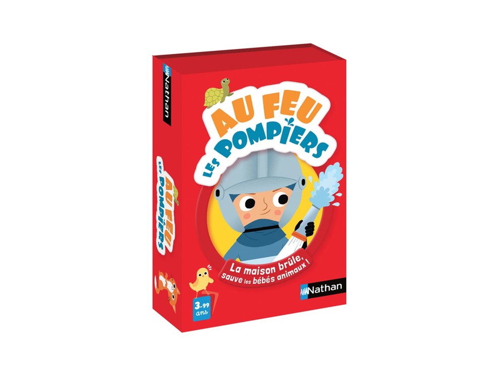 Jeu de cartes Au feu les pompiers Nathan 1