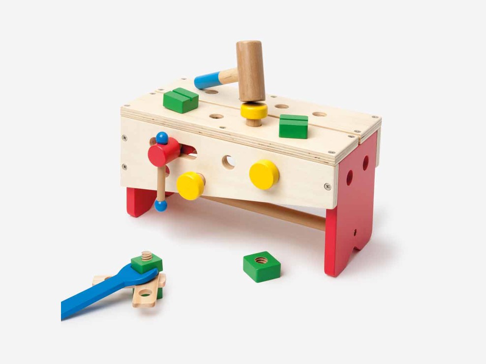 Petit établi et caisse à outils portable Bricoltou Oxybul 1