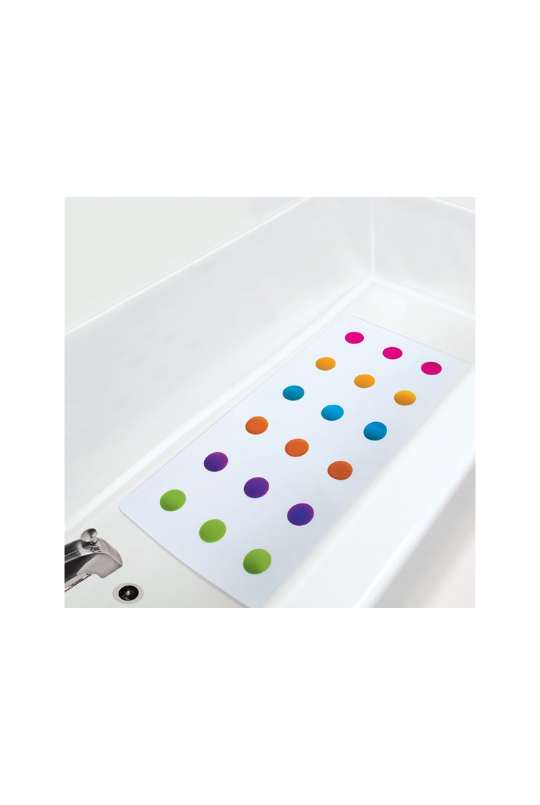 Tapis de bain rigolos à pois Munchkin 1