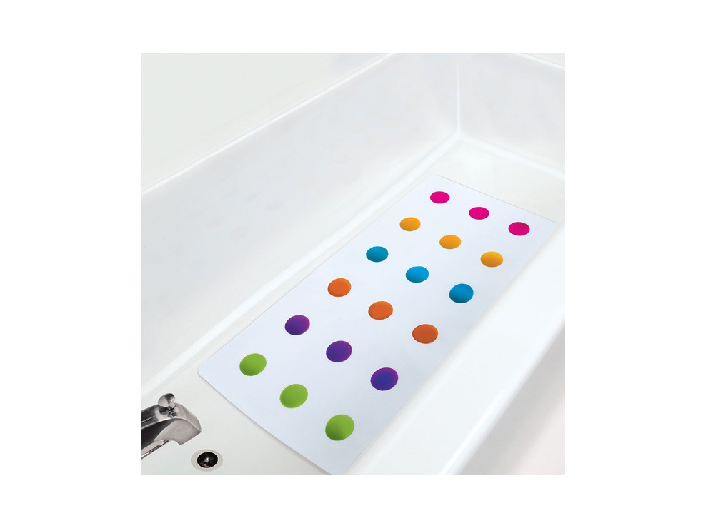 Tapis de bain rigolos à pois Munchkin 1