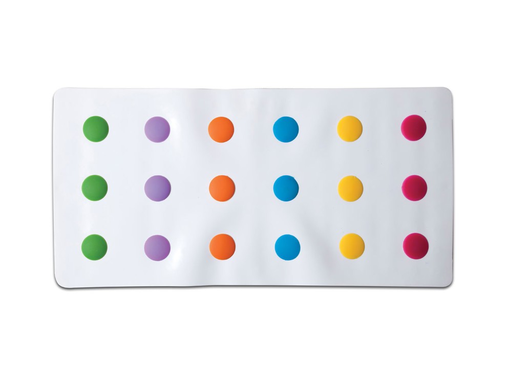 Tapis de bain rigolos à pois Munchkin 2