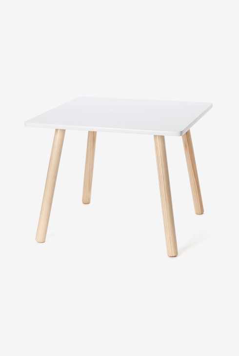 Table carrée naturel/blanc Oxybul 1