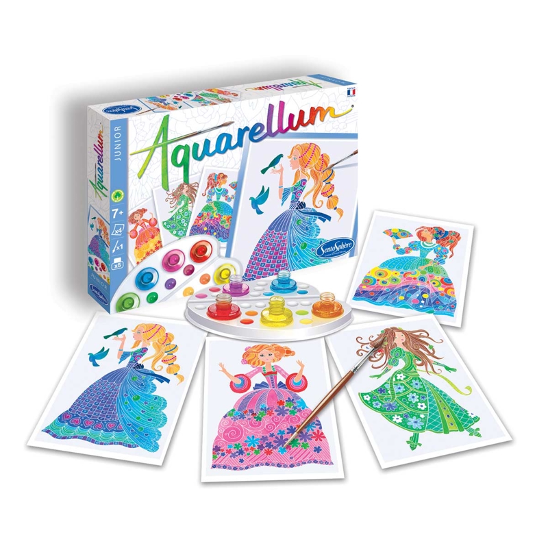 Sentosphère - Aquarellum junior princesses fleurs