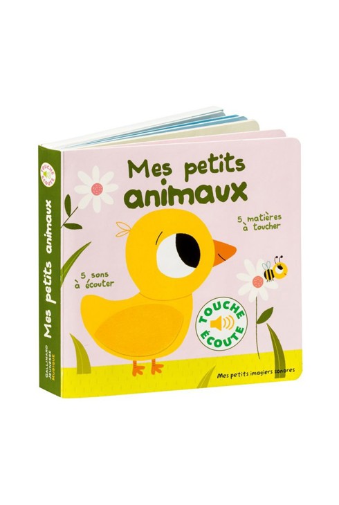 Livre sonore Mes petits animaux Touche Ecoute - Gallimard Jeunesse 1