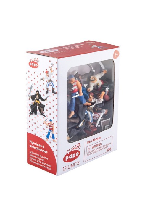 Coffret figurines Mini Tub's pirates & corsaires Papo 1