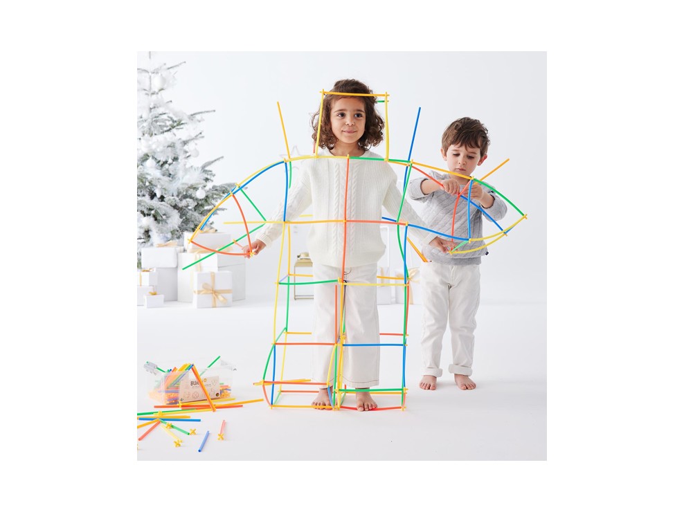 Baril construction pailles à assembler Oxybul 2