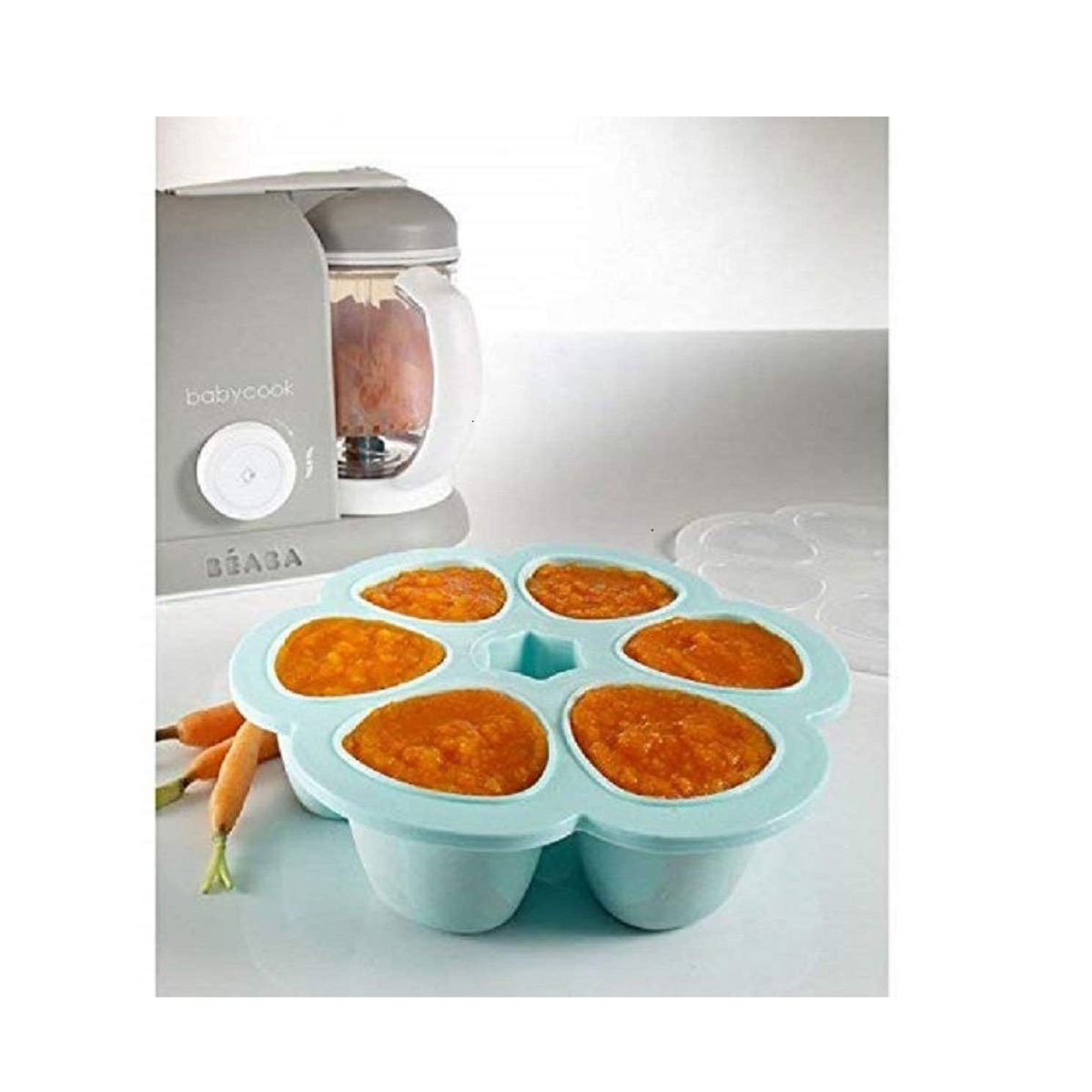 Multiportions Silicone Bleu 150 Ml Beaba Pour Enfant Des La Naissance Oxybul Eveil Et Jeux