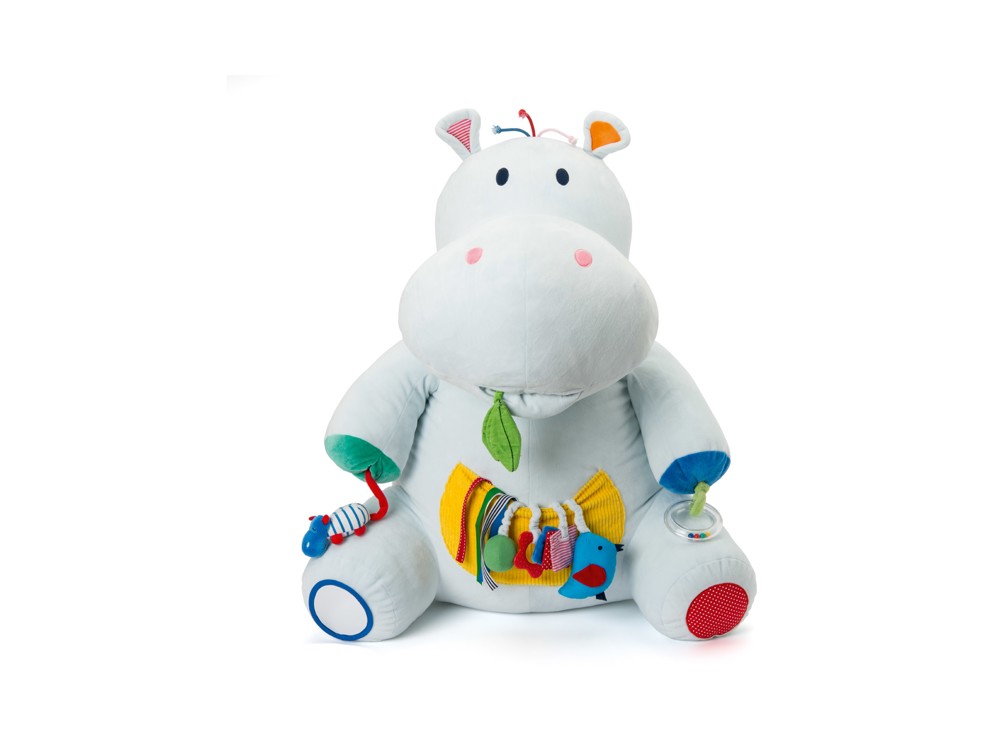 Peluche géante d'activités Axel l'hippo Oxybul 1
