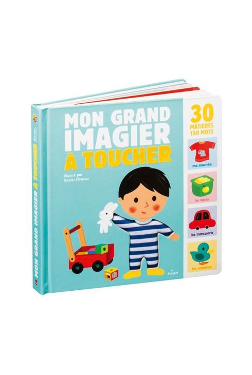 Livre Mon grand imagier à toucher - Milan Jeunesse 1