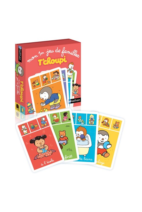 Jeu de 7 familles T'choupi Nathan 2