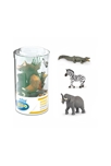 Coffret figurines Mini Tub's animaux sauvages Papo 1