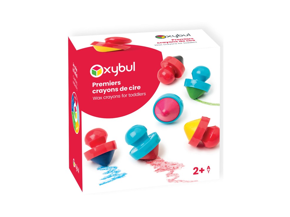 6 premiers crayons de cire Oxybul 1