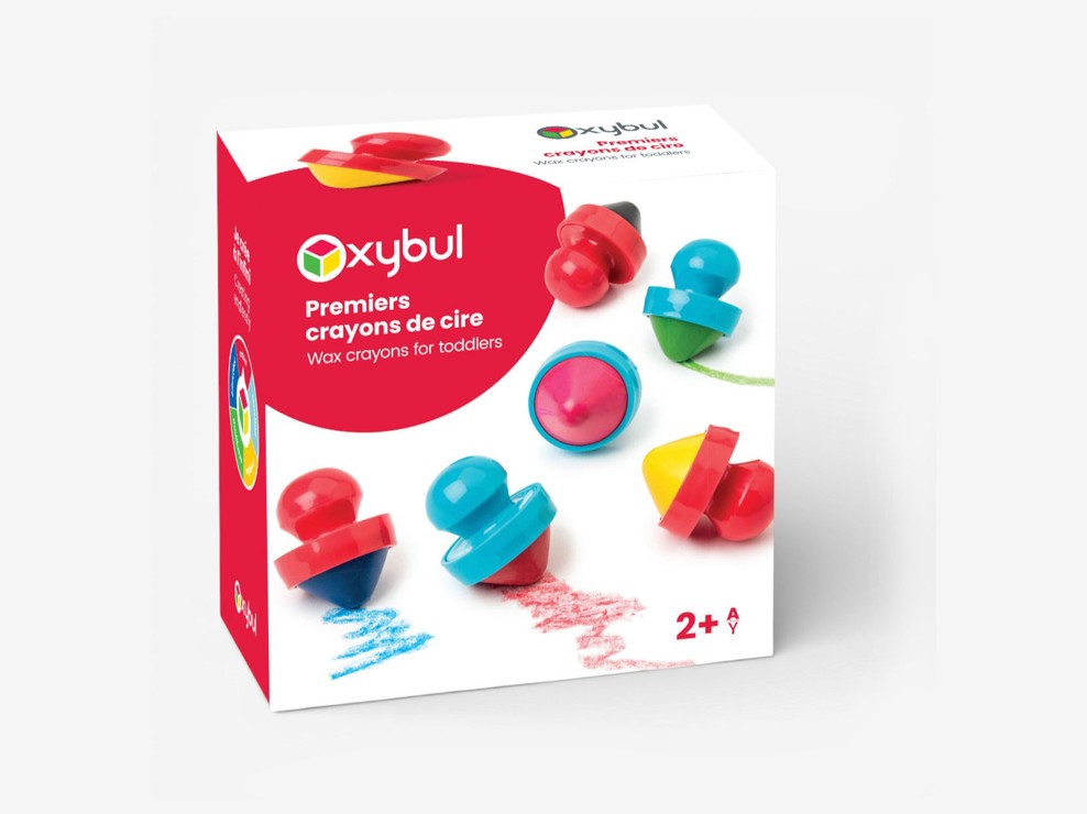 6 premiers crayons de cire Oxybul 1